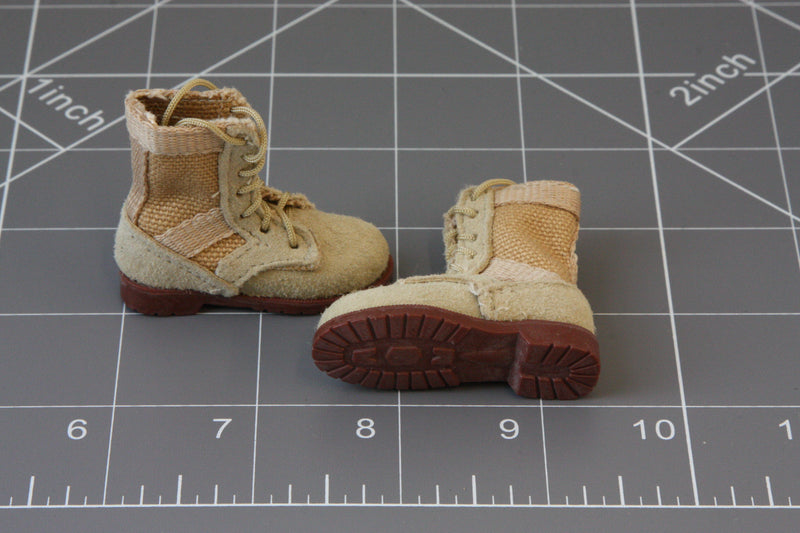 Load image into Gallery viewer, BAM 1/6 Hot Toys Cloth Desert Boots (Foot Type)
