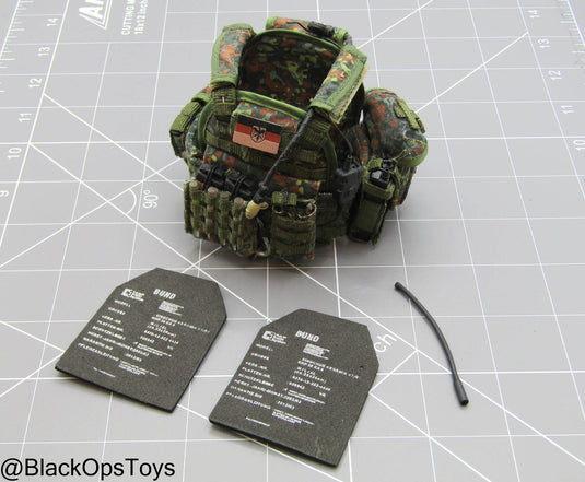 German - Flecktarn Camo Plate Carrier w/Gear Set (Soldier Story)