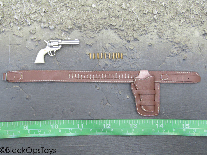 Load image into Gallery viewer, Doc Holiday - Revolver w/Brown Leather-Like Belt &amp; Holster
