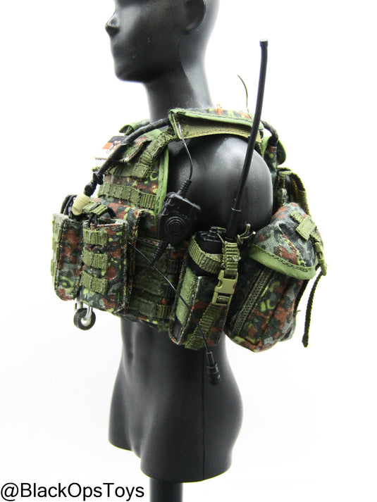 German - Flecktarn Camo Plate Carrier w/Gear Set (Soldier Story)