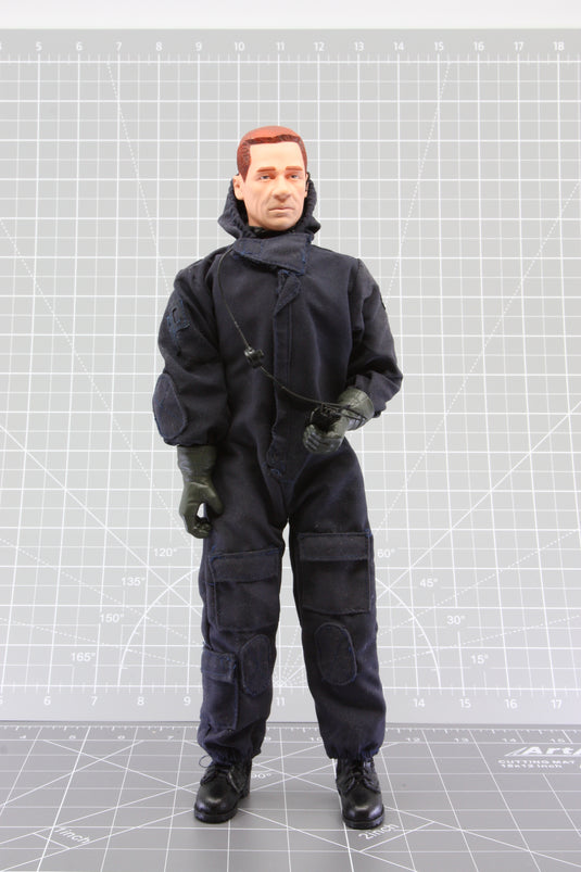 BAM Body 1/6 Used Base Figure In Black Clothing