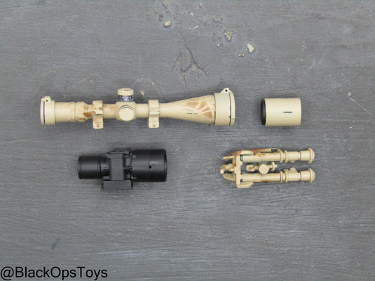 NSW Sniper Collection Pt II - Camo Scope & Bipod w/Thermal Scope