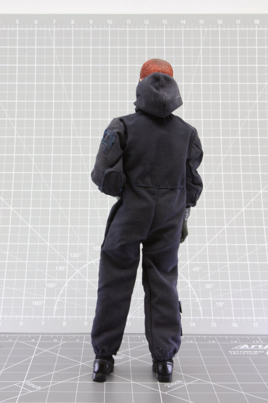 BAM Body 1/6 Used Base Figure In Black Clothing