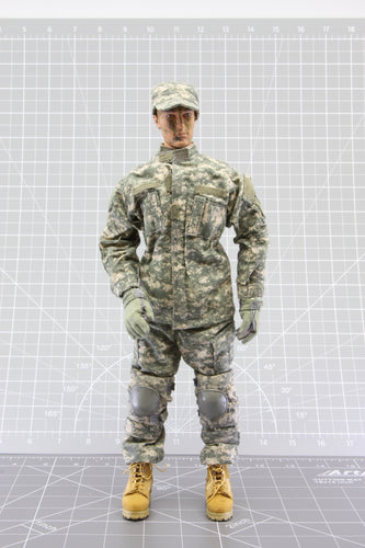 BAM Body 1/6 Used ACU Camo Base Figure