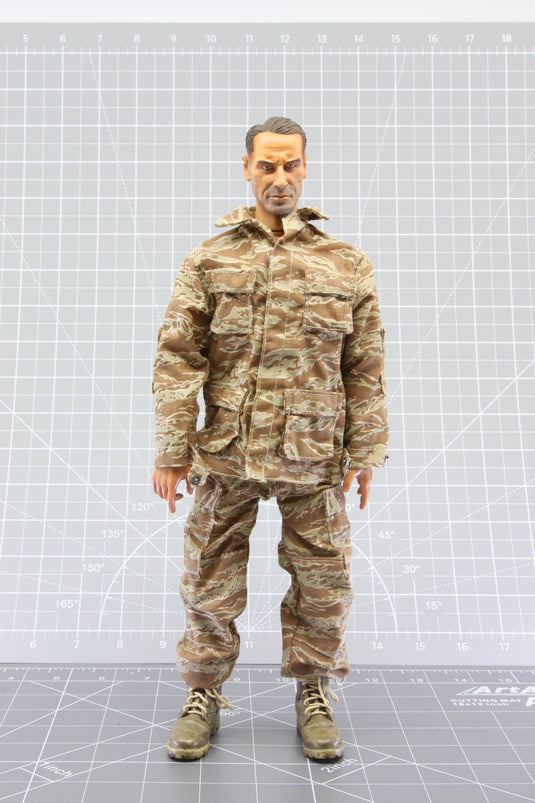 BAM Body 1/6 Used Desert Tiger Stripe Camo Base Figure