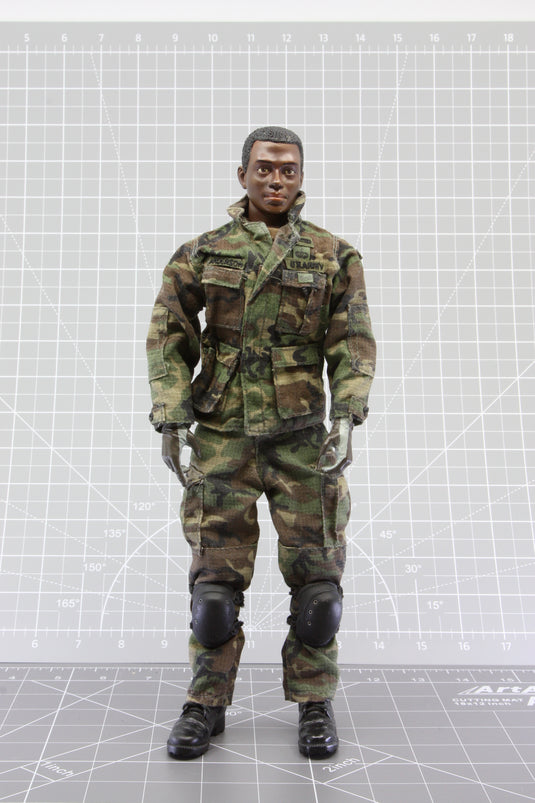BAM Body 1/6 Used Woodland Camo Base Figure