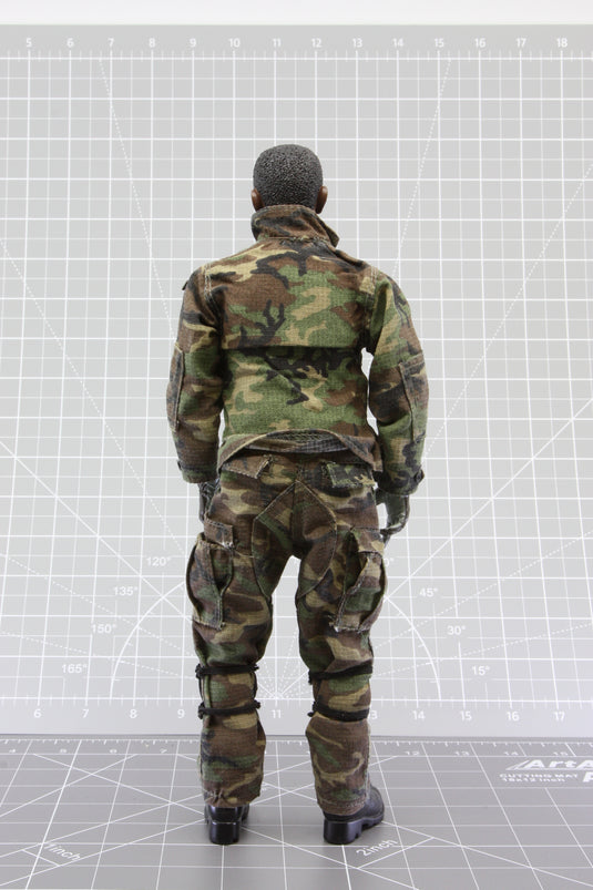 BAM Body 1/6 Used Woodland Camo Base Figure