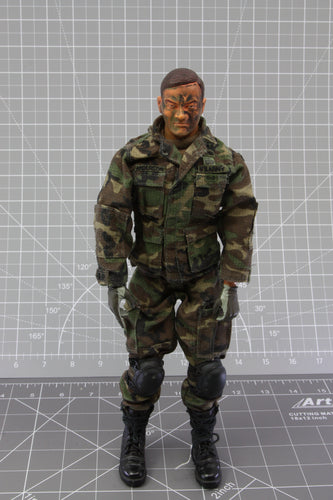 BAM Body 1/6 Used Woodland Camo Base Figure