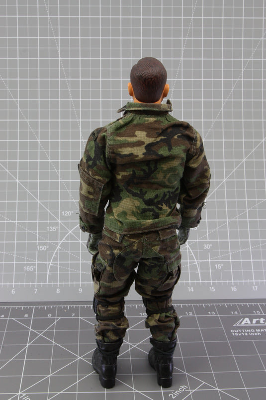 BAM Body 1/6 Used Woodland Camo Base Figure