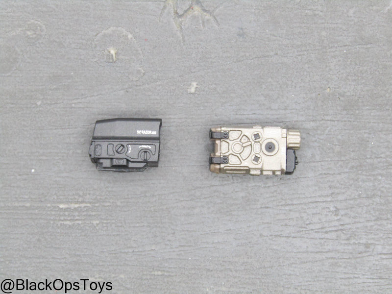 Load image into Gallery viewer, Compact Weapon Series 2 - Black Razor HOLO Sight w/Bronze PEQ

