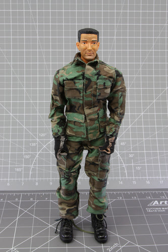 BAM Body 1/6 Used Woodland Camo Base Figure 3