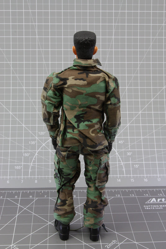 BAM Body 1/6 Used Woodland Camo Base Figure 3
