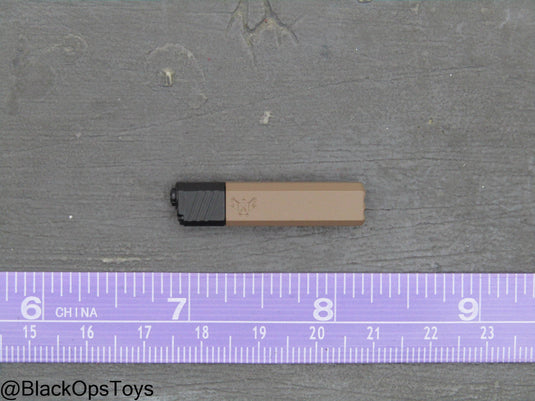 Compact Weapon Series 2 - Coyote Tan SMG Suppressor