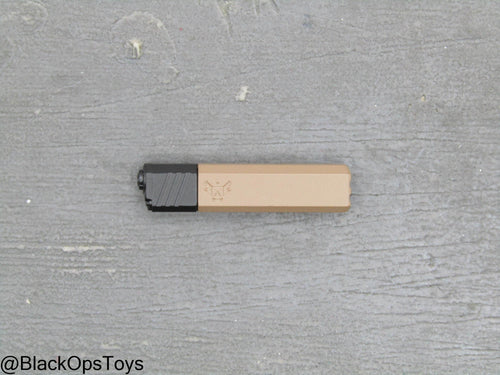 Compact Weapon Series 2 - Coyote Tan SMG Suppressor