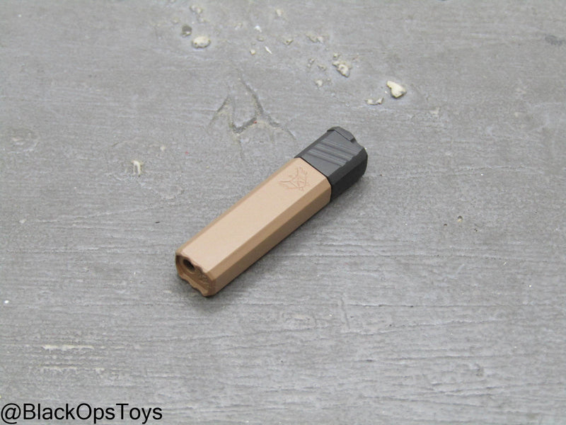 Load image into Gallery viewer, Compact Weapon Series 2 - Coyote Tan SMG Suppressor
