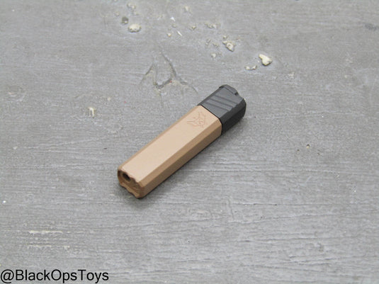 Compact Weapon Series 2 - Coyote Tan SMG Suppressor