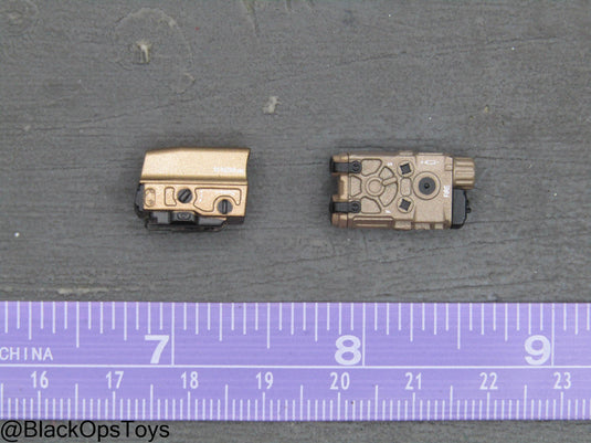 Compact Weapon Series 2 - Coyote Tan Razor HOLO Sight w/Bronze PEQ
