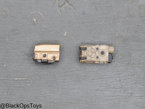 Compact Weapon Series 2 - Coyote Tan Razor HOLO Sight w/Bronze PEQ