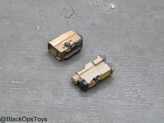 Compact Weapon Series 2 - Coyote Tan Razor HOLO Sight w/Bronze PEQ
