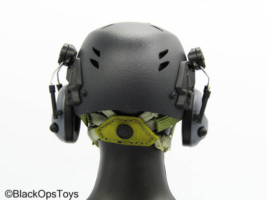 PMC Field RECCE - Black Helmet w/Headphones