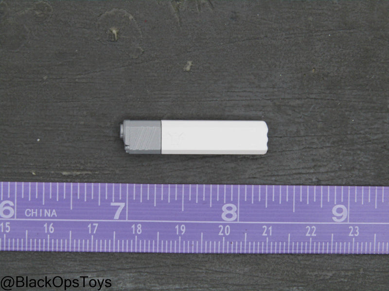Load image into Gallery viewer, Compact Weapon Series 2 - White SMG Suppressor
