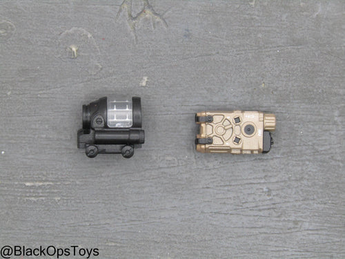 Compact Weapon Series 2 - Black Trijicon SRS Sight w/Bronze PEQ