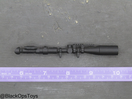 Black Extended Rifle Scope