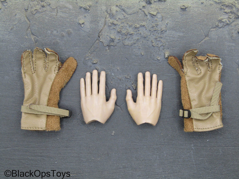 Rappelling gloves army top