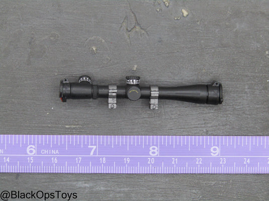 Black Rifle Scope w/Lens Covers