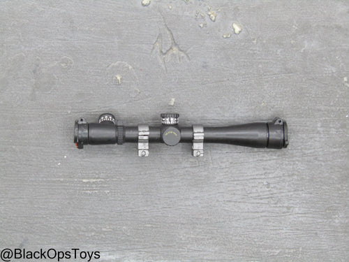 Black Rifle Scope w/Lens Covers