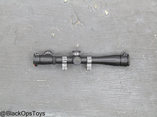 Black Rifle Scope w/Lens Covers