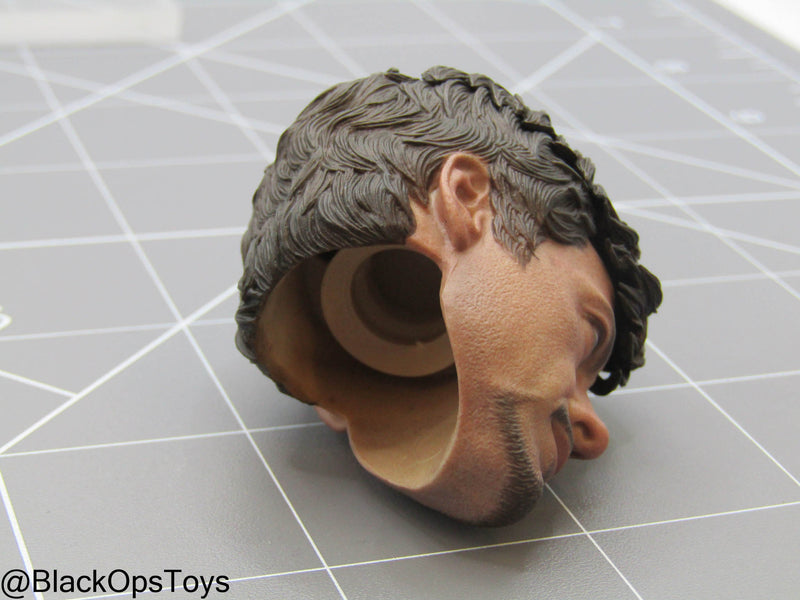 Load image into Gallery viewer, Male Battle Damaged Headsculpt In Robert Downey Jr. Likeness (Hot Toys)
