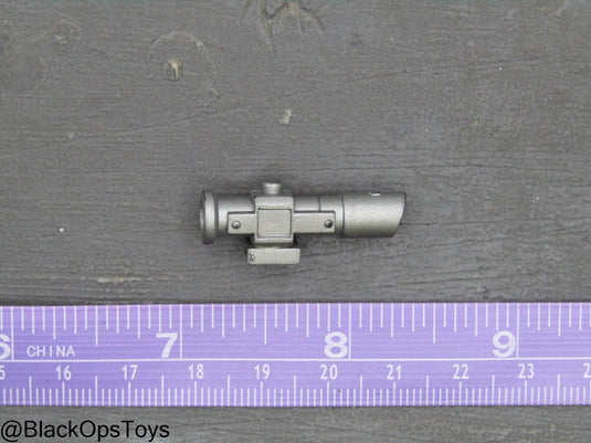 Silver Colored Futuristic Rifle Scope
