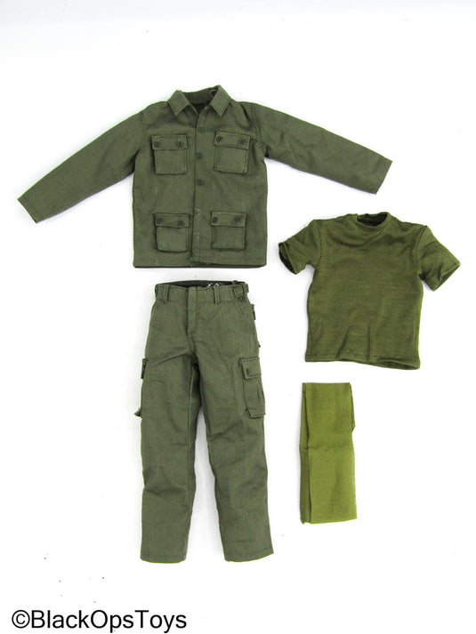 Vietnam 1967 MACV-SOG - Green Combat Uniform Set (Real Buttons)