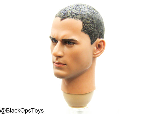 Male Headsculpt In Wentworth Miller Likeness (Hot Toys)