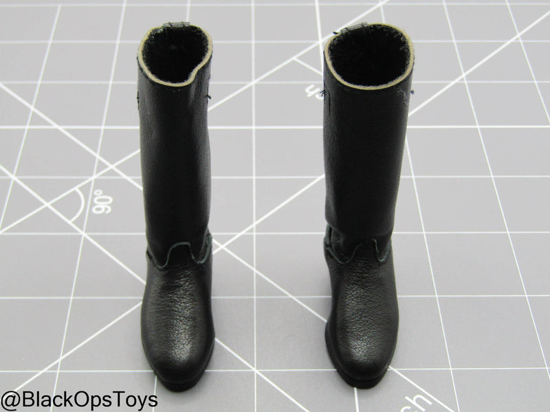 Load image into Gallery viewer, Star Wars - Black Leather Like Combat Boots (Foot Type)
