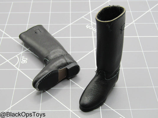 Star Wars - Black Leather Like Combat Boots (Foot Type)