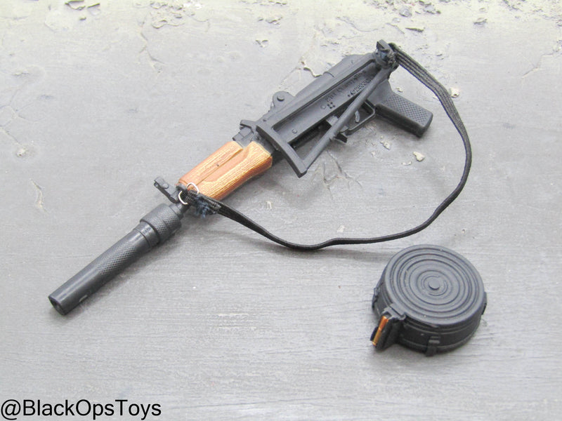 Load image into Gallery viewer, AKS-74U w/Folding Stock, Suppressor, &amp; Drum Magazine
