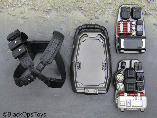 GI Joe - Firefly - Black Cross Body Harness w/Backpack Set