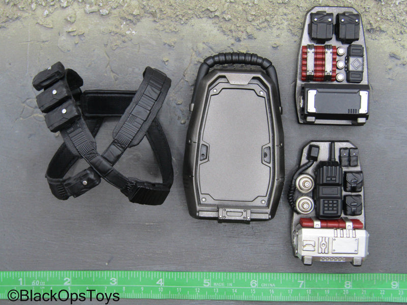 Load image into Gallery viewer, GI Joe - Firefly - Black Cross Body Harness w/Backpack Set
