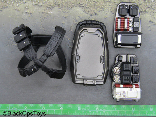 GI Joe - Firefly - Black Cross Body Harness w/Backpack Set
