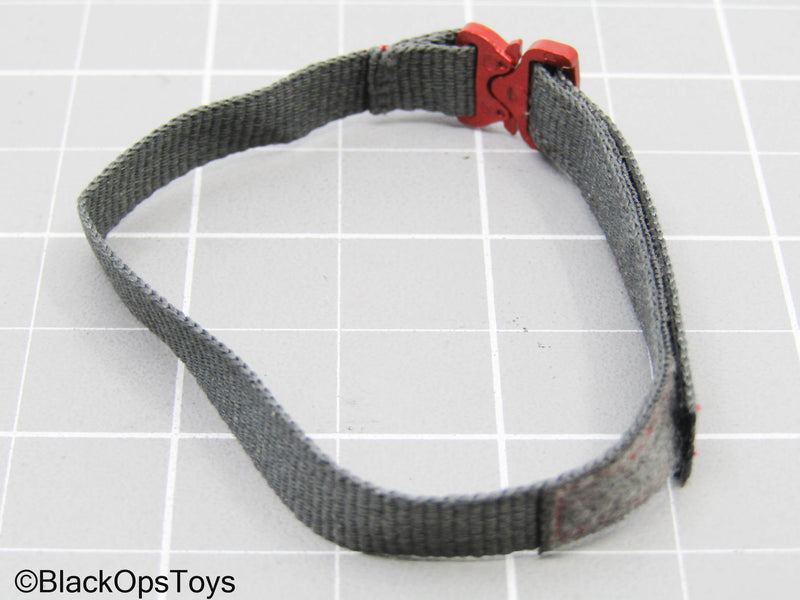 Load image into Gallery viewer, Grey Belt w/Red Buckle
