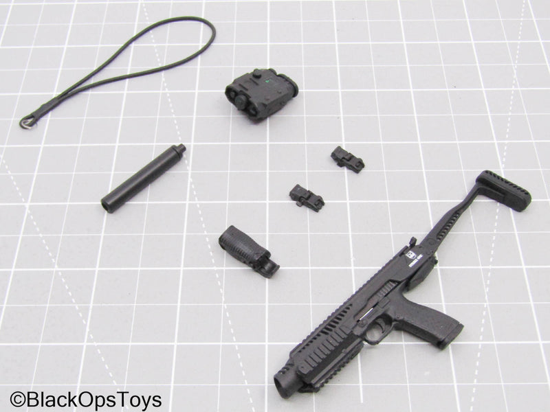 Load image into Gallery viewer, Black Pistol w/Weapon Attachment Set
