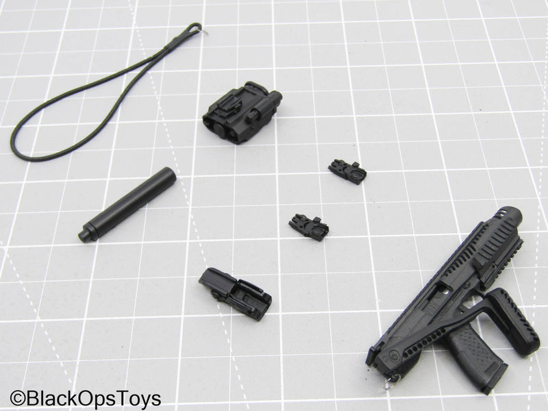 Load image into Gallery viewer, Black Pistol w/Weapon Attachment Set

