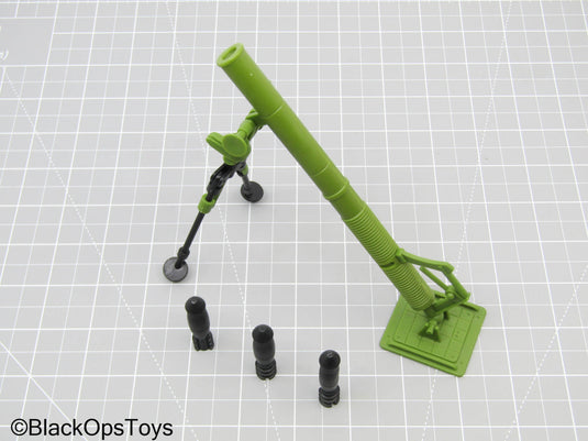 Tripod-Mounted Mortar Launcher w/Mortar Set