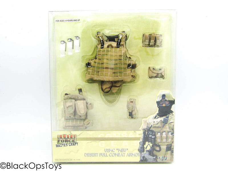 Load image into Gallery viewer, USMC &quot;MEU&quot; Desert Combat Armor Set - MINT IN BOX

