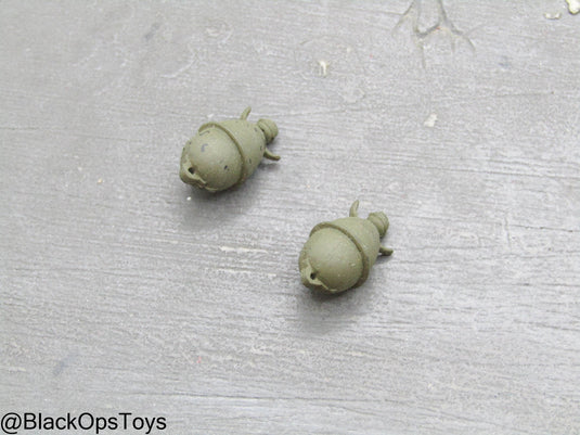 WWII - German M39 Egg Hand Grenade Set (x2)