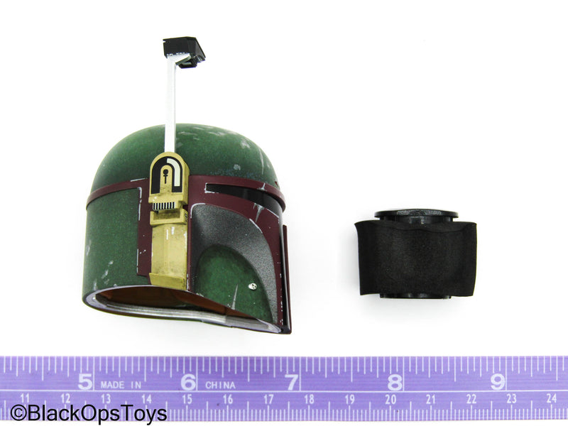 Load image into Gallery viewer, BOBF Boba Fett - Helmeted Head Sculpt w/Detailed Insides
