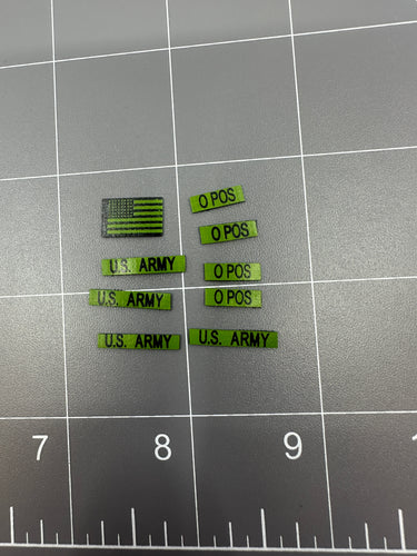 BAM 1/6 Scale US Army Patches