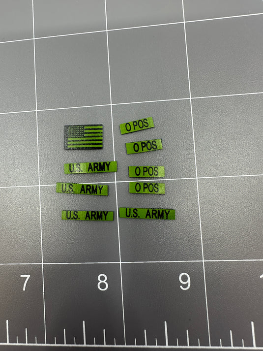 BAM 1/6 Scale US Army Patches
